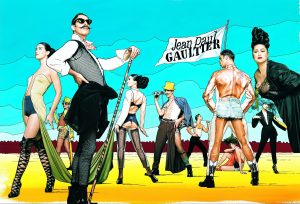 Photo montage of various characters in outfits