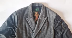 Shoulders of a Junior Gaultier jacket
